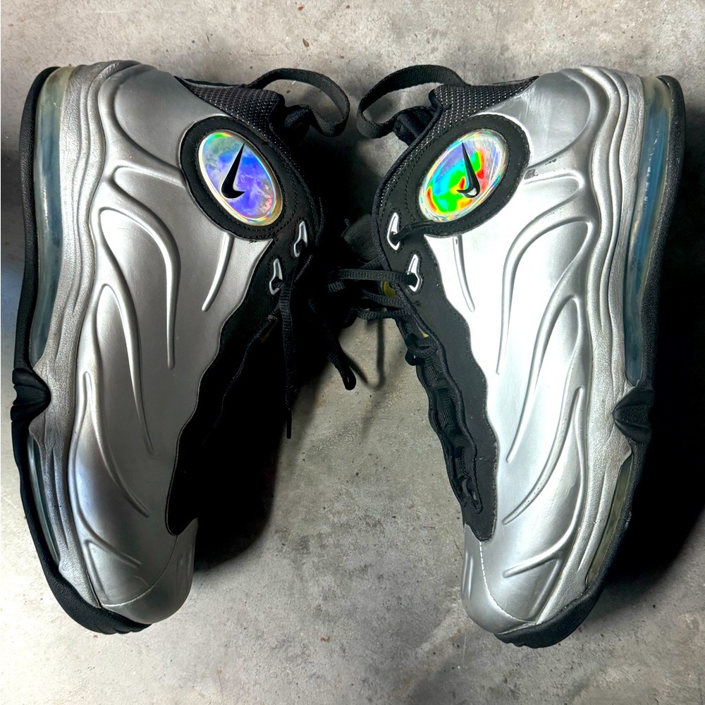 nike total air foamposite max metallic silver release date